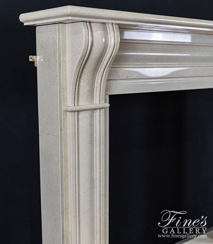 Marble Fireplaces  - Cream Marble Surround - MFP-1783